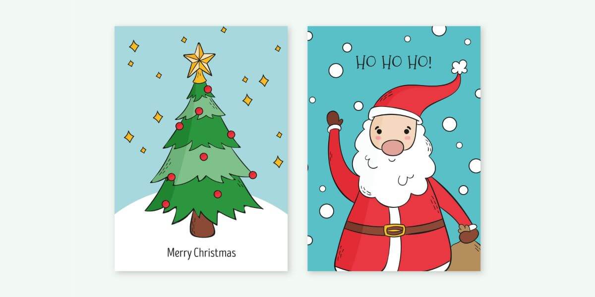 Christmas Cards Drawing