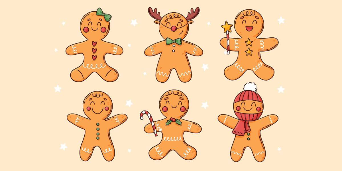 Gingerbread Man Drawing