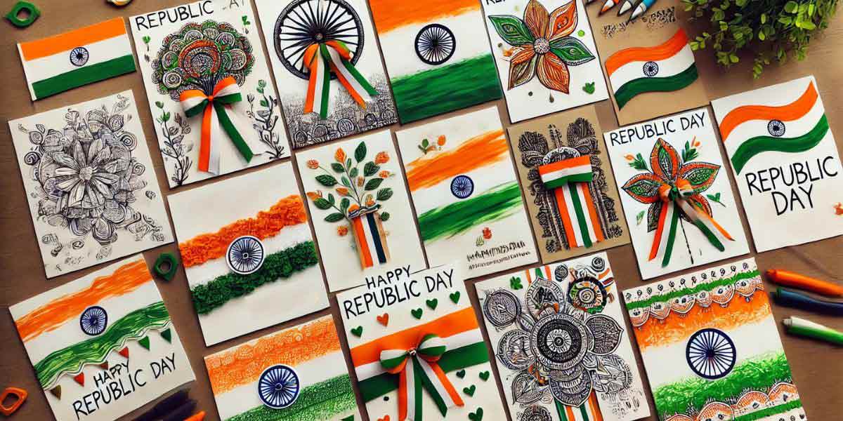 Republic Day Greeting Cards Craft