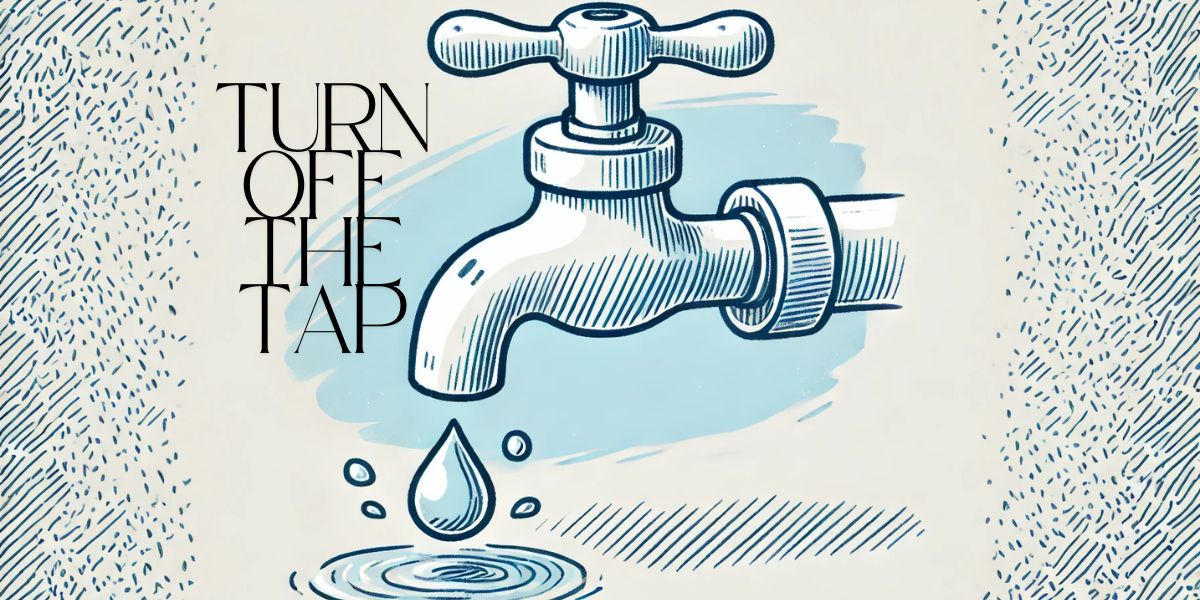 Turn Off the Tap Illustration